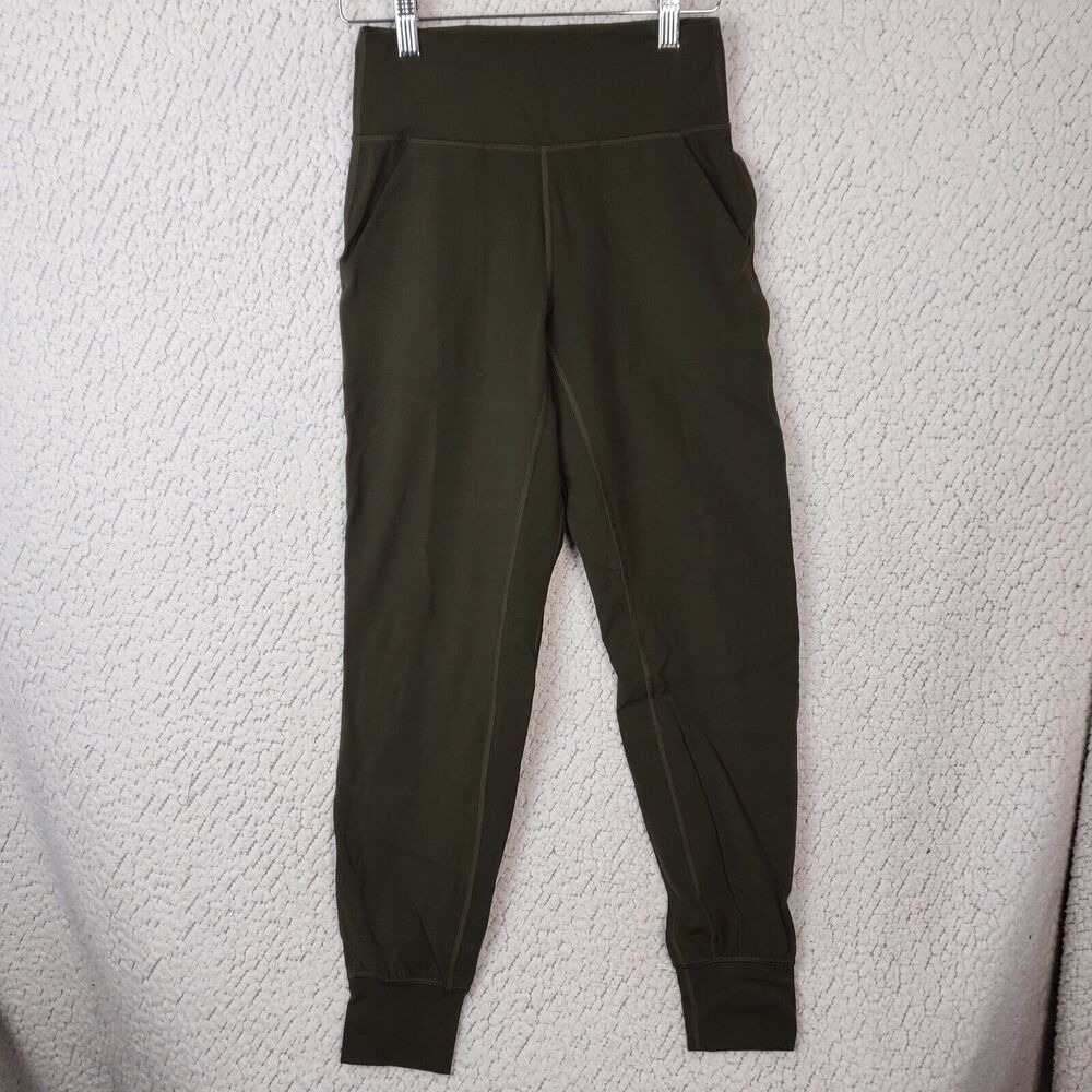 Lululemon Ready to Rulu Joggers Womens 4 Green High Waist Activewear